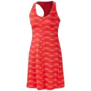 Women’s Activewear Columbia Sportswear Prima Agua Dress Size Large Red Print